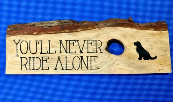 #24a You'll Never Ride Alone (14*12 in.)