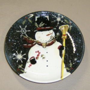 snowman-salad-plate