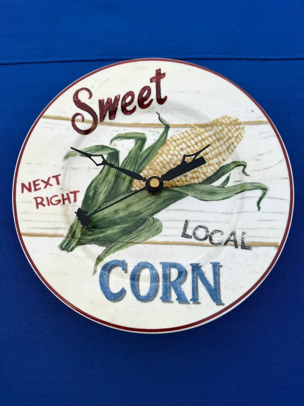 Corn (Salad Plate) Clock