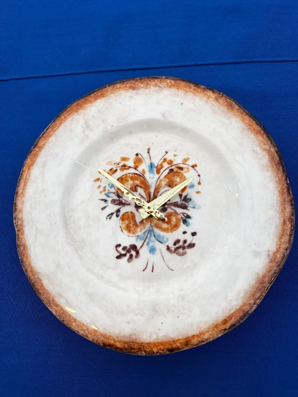 Butterfly Flower Clock (salad plate)