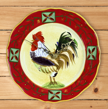 red-rooster-dinner-plate-clock-2