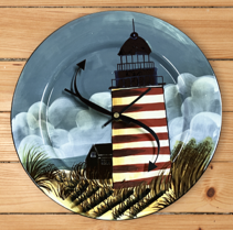 west-quoddy-maine-dinner-plate-clock