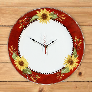 sunflower-dinner-clock